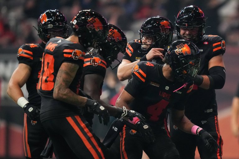 B.C. Lions secure playoff spot with 41-20 decision over winless Ottawa Redblacks | iNFOnews.ca