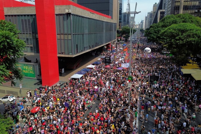 Women protest gender-based violence across Brazil following shocking cases | iNFOnews.ca