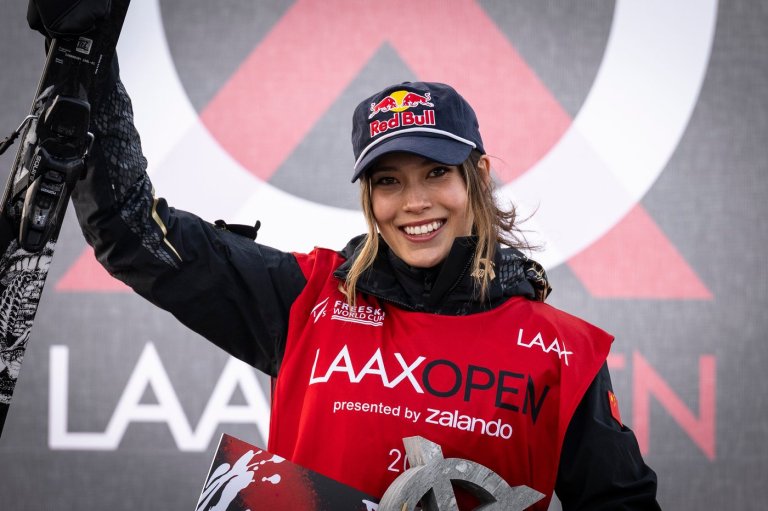 Gu warms up for Olympics by retaining her Laax ski slopestyle title despite crash | iNFOnews.ca