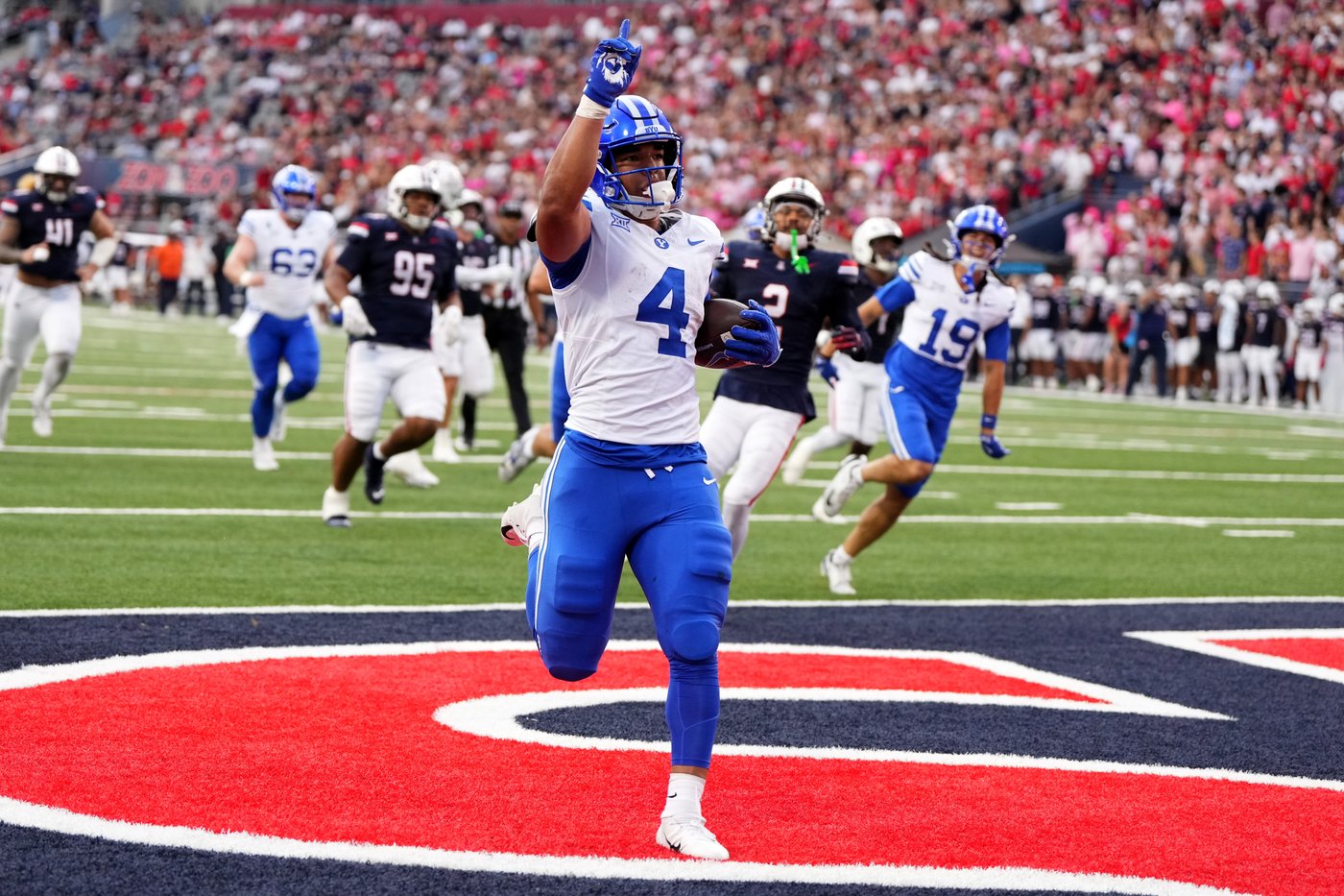 No. 18 BYU, Arizona resumes after 75-minute weather delay due to lightning | iNFOnews.ca