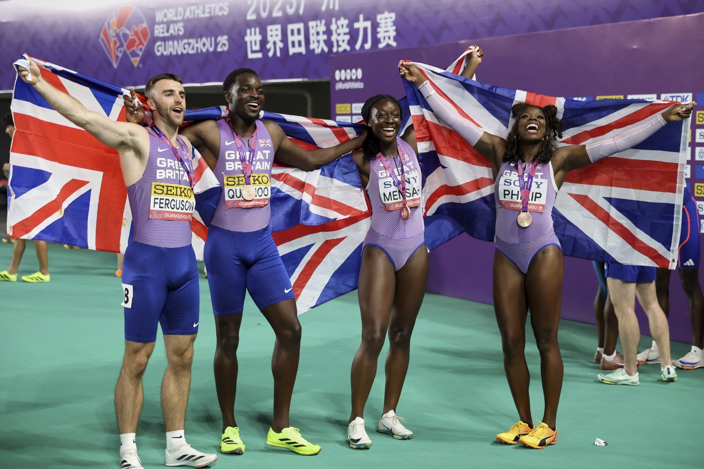Canada wins first World Relays mixed 4x100-meter title from Jamaica and Britain | iNFOnews.ca