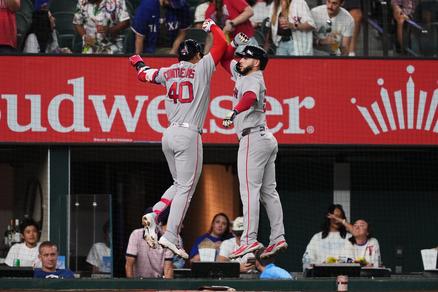 Rangers reach .500 again and tie for AL West lead with 7-3 victory over Red Sox | iNFOnews.ca