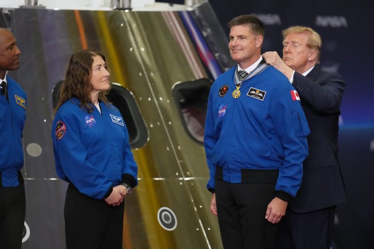 Artemis II astronauts receive nation's highest space honor for their successful moonshot | iNFOnews.ca