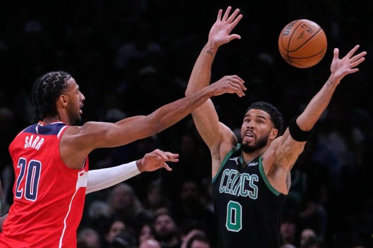 Tatum scores 20 points in 32 minutes, Celtics hand Wizards 11th straight loss 111-100 | iNFOnews.ca