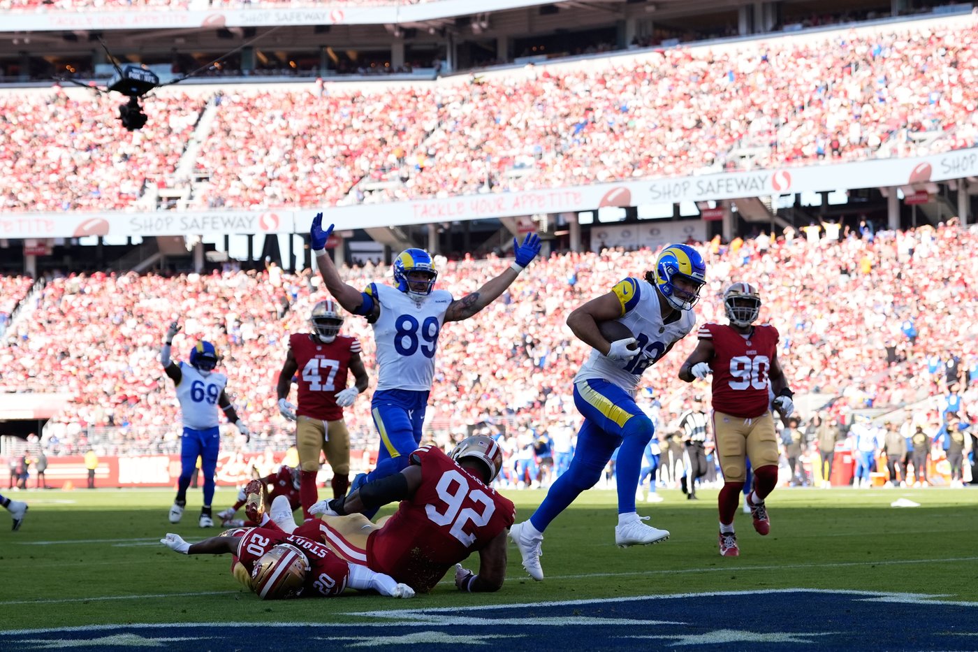 Injury-riddled 49ers defense crumbles as Rams score 6 touchdowns in blowout win | iNFOnews.ca Injury-riddled 49ers defense crumbles as Rams score 6 touchdowns in blowout win | iNFOnews.ca