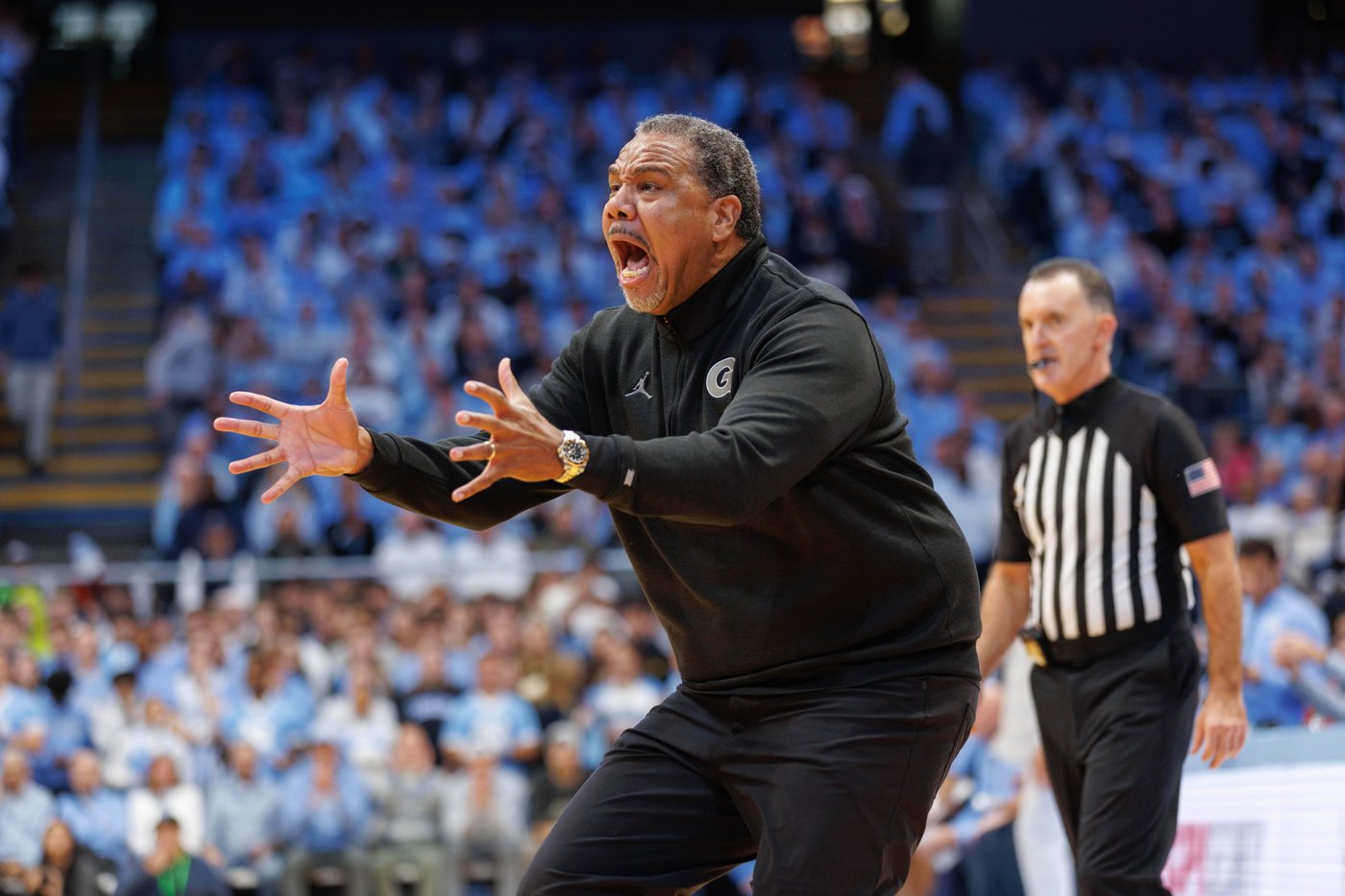 Georgetown coach Ed Cooley's water bottle throw earns him a one-game suspension | iNFOnews.ca