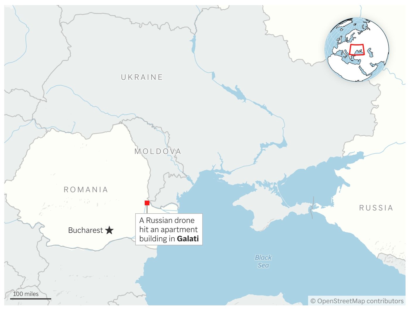 Russian drone launched against Ukraine crashes in Romania, injuring 2 | iNFOnews.ca