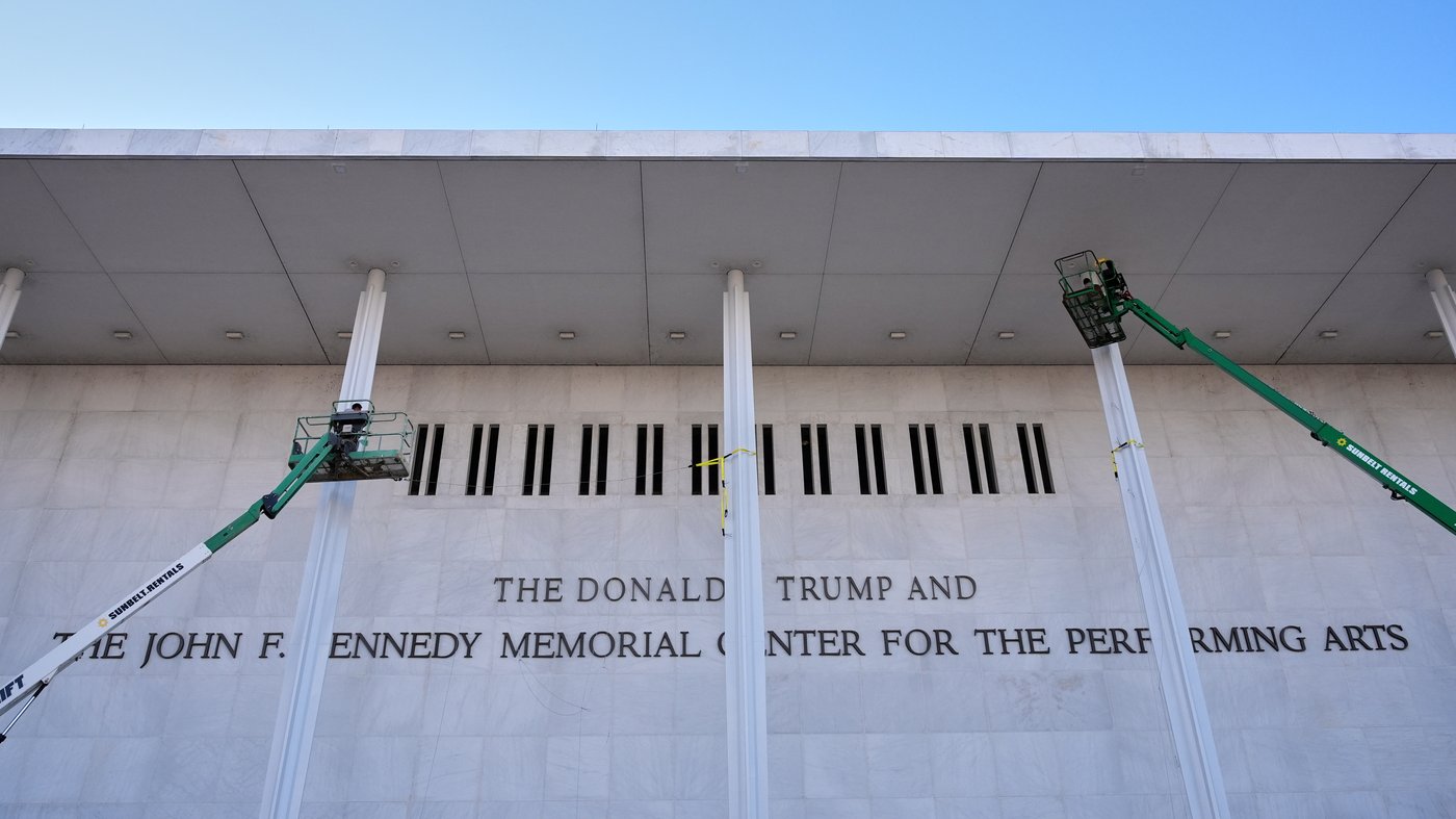 The Kennedy Center has added Trump's name to the memorial Congress created for John F. Kennedy | iNFOnews.ca