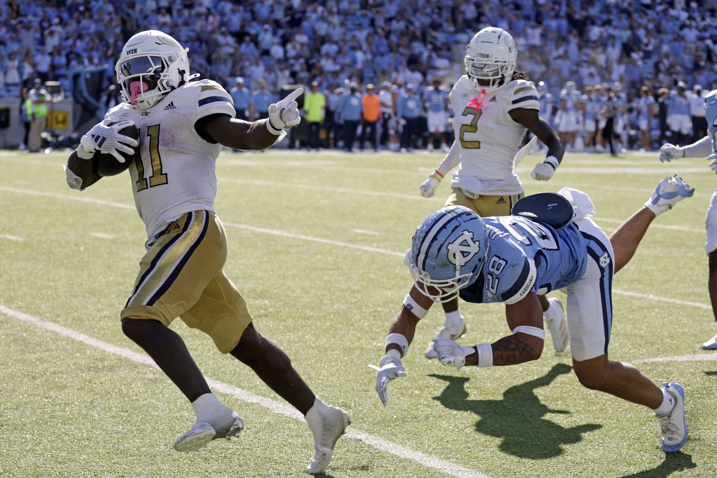 Jamal Haynes scampers 68 yards in final minute, lifting Georgia Tech over North Carolina 41-34 | iNFOnews.ca Jamal Haynes scampers 68 yards in final minute, lifting Georgia Tech over North Carolina 41-34 | iNFOnews.ca