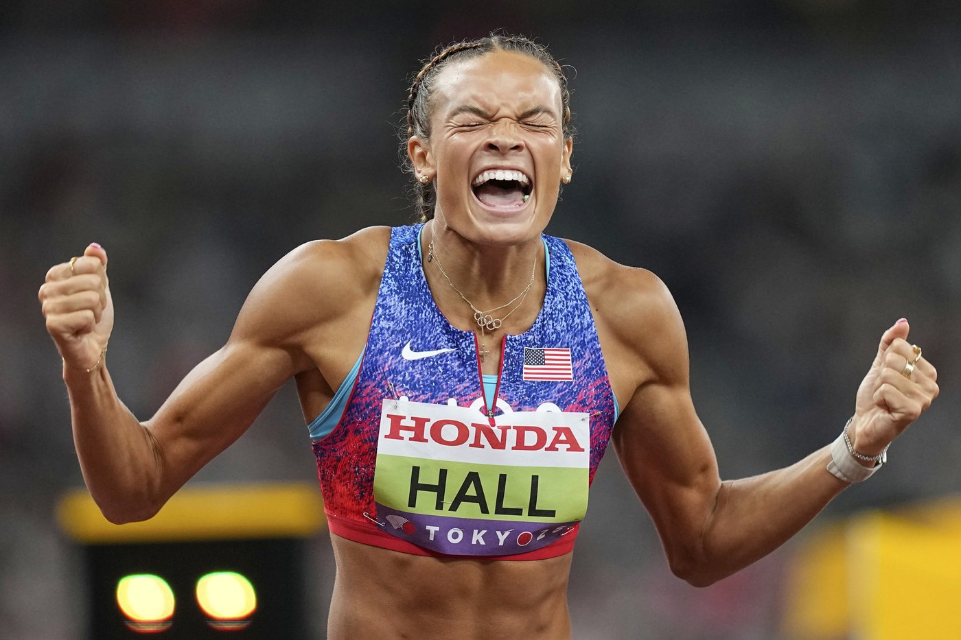 Anna Hall rediscovers love for track, joins Jackie Joyner-Kersee as a US heptathlon world champion | iNFOnews.ca