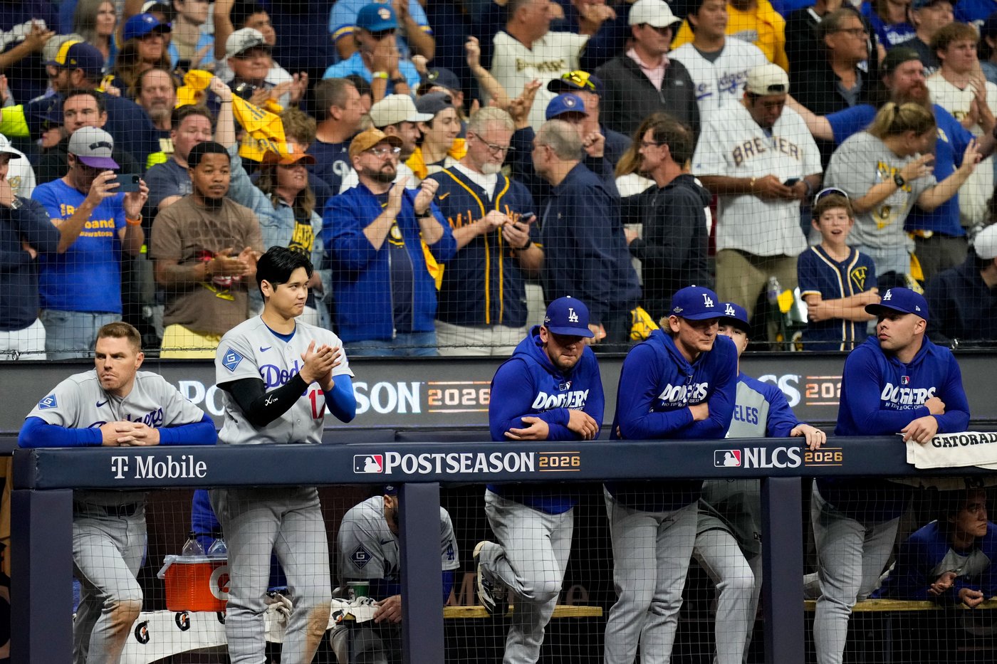Dodgers shut down by Brewers in NLCS opener as lineup struggles again | iNFOnews.ca