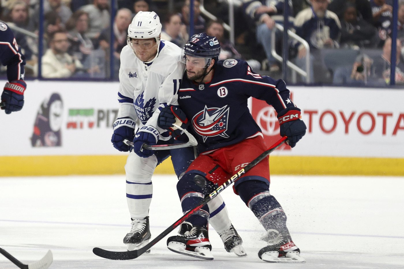 Olivier scores 2 as Blue Jackets beat Maple Leafs 6-2 | iNFOnews.ca