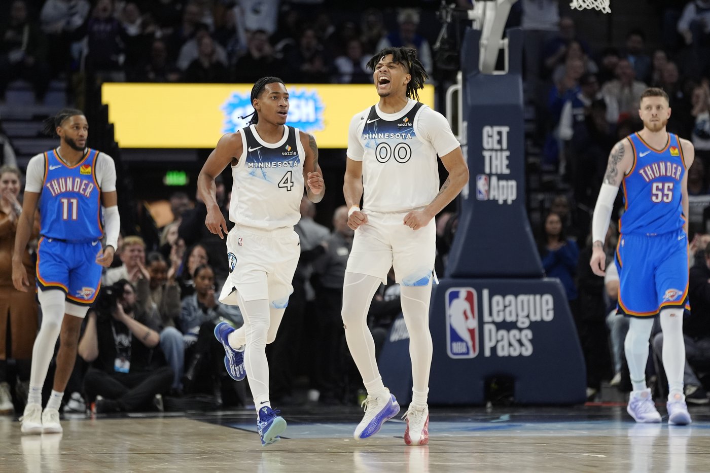 Timberwolves use timely performances from rookies Shannon and Dillingham for key win over Thunder | iNFOnews.ca