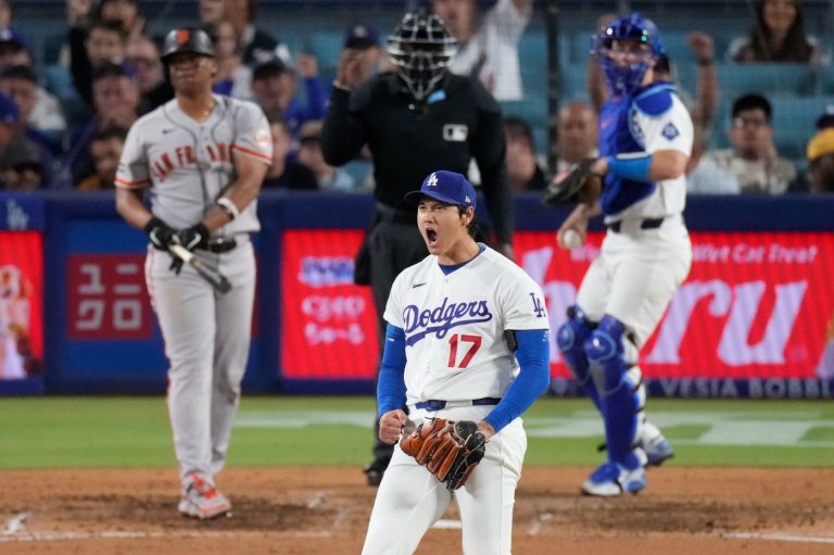 Ohtani throws 7 scoreless innings as Dodgers beat Giants 4-0 to end 4-game losing streak | iNFOnews.ca