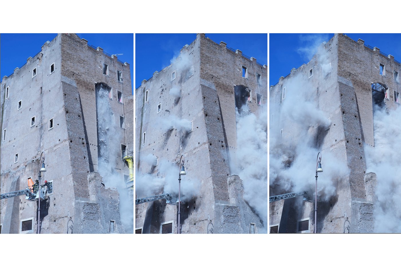 Worker dies after 11 hours trapped within partially collapsed medieval tower in Rome | iNFOnews.ca