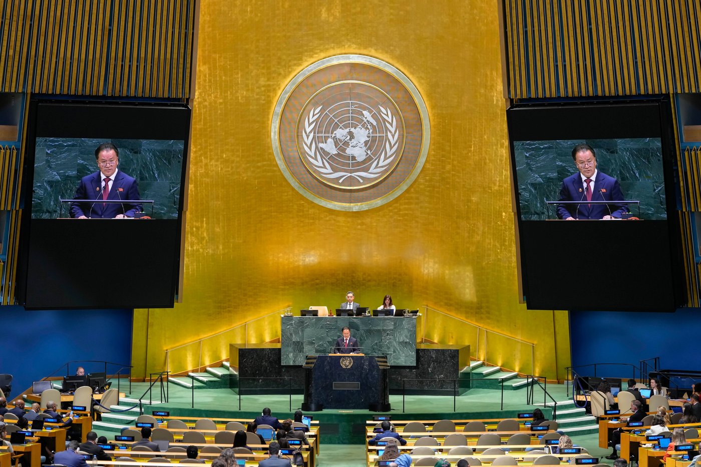In a relatively mild speech, North Korea uses UN platform to lament 'mutual distrust' and tension | iNFOnews.ca In a relatively mild speech, North Korea uses UN platform to lament 'mutual distrust' and tension | iNFOnews.ca