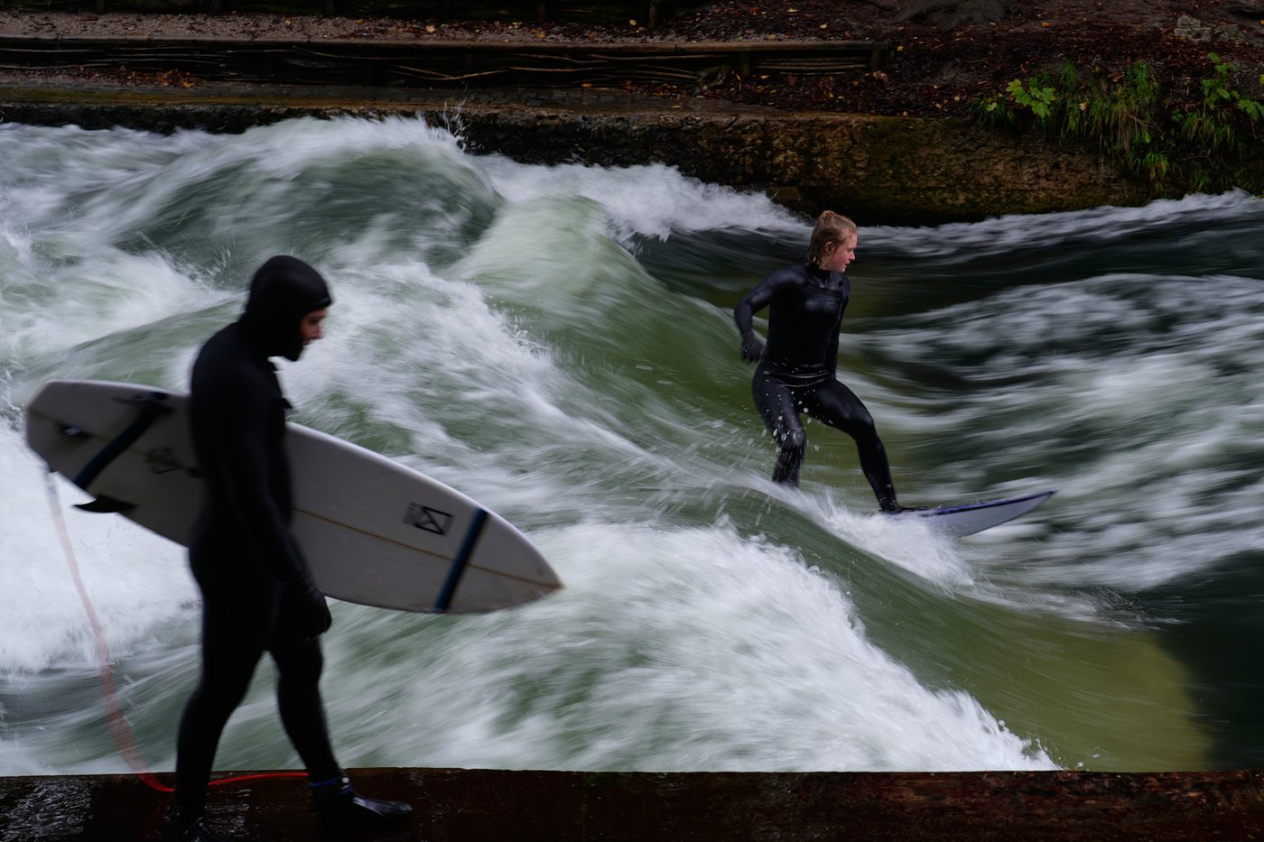 Munich's famous river wave has vanished after a cleanup. Surfers hope it will return soon | iNFOnews.ca