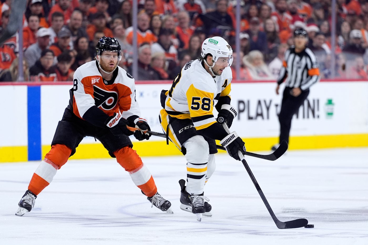 Crosby and Letang strike as the Penguins stave off a sweep with a 4-2 Game 4 win over Flyers | iNFOnews.ca Crosby and Letang strike as the Penguins stave off a sweep with a 4-2 Game 4 win over Flyers | iNFOnews.ca
