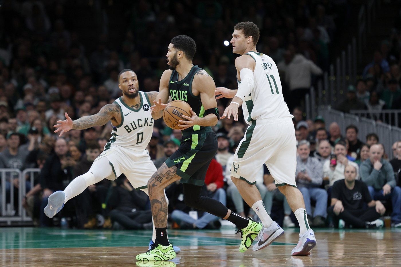 Celtics hold on to beat Bucks 111-105 as Middleton makes season debut | iNFOnews.ca