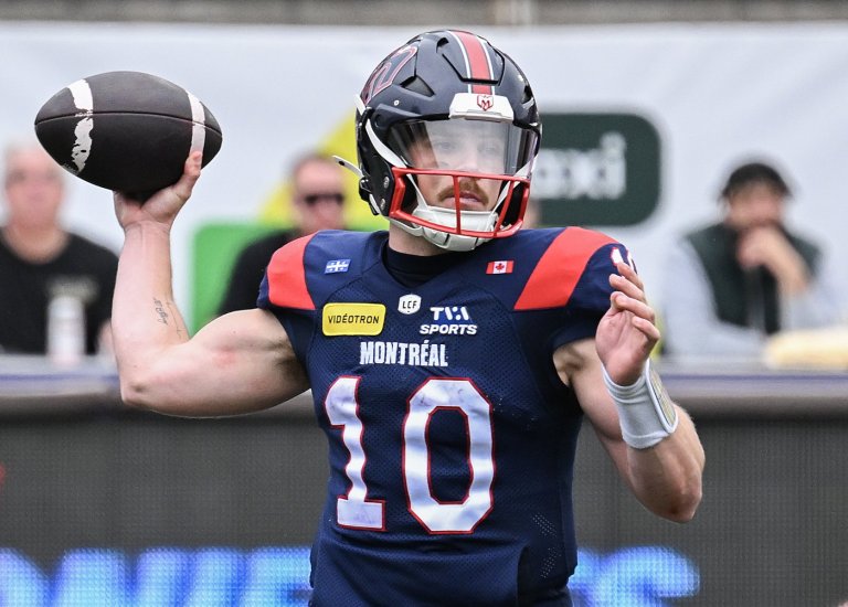 Alouettes' Alexander throws five TDs, reaches 5,000 yards in 44-24 win over Riders | iNFOnews.ca