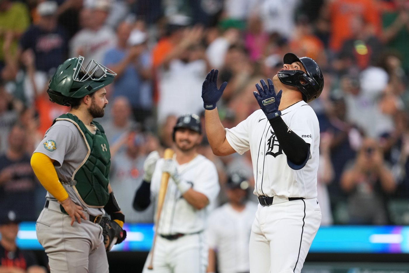 Valencia homers in 1st career plate appearance in the Tigers' 4-1 victory over the A's | iNFOnews.ca