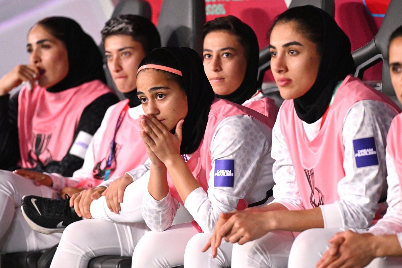 Iran player Sara Didar holds back tears responding to a war-related question at Women's Asian Cup | iNFOnews.ca