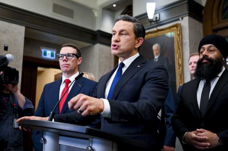 Poilievre accuses Carney of ducking questions about Canada's sluggish economy | iNFOnews.ca