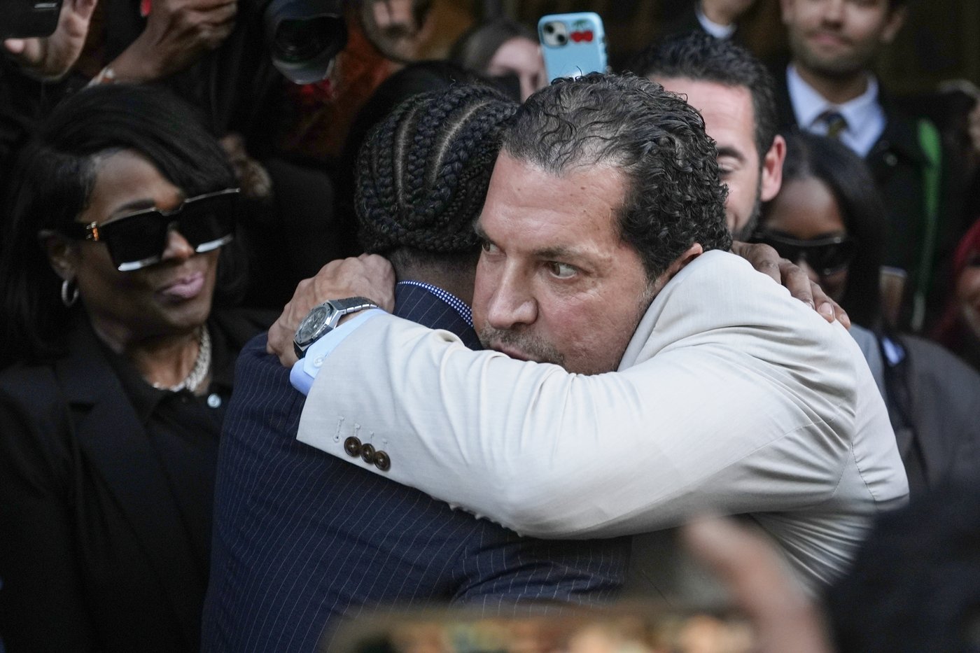 A$AP Rocky dives into Rihanna's arms as not guilty verdict is read at felony assault trial | iNFOnews.ca