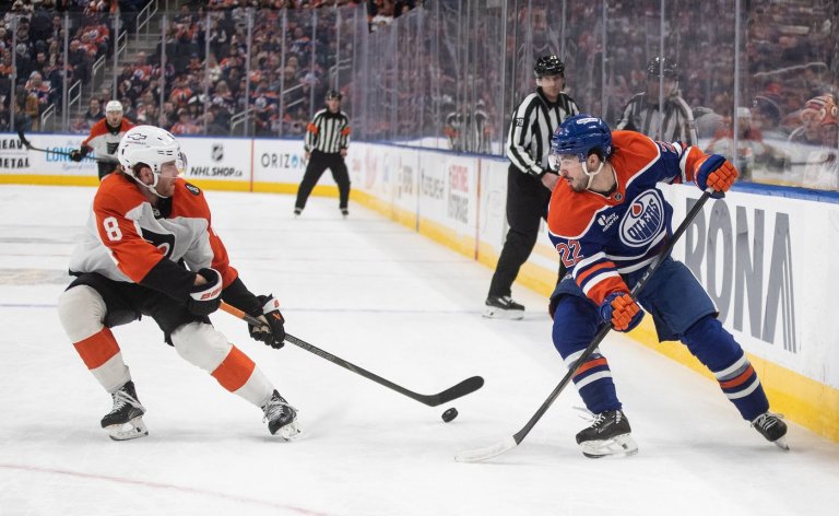 Tippett and Seeler record two-point games as Flyers defeat Oilers 5-2 | iNFOnews.ca
