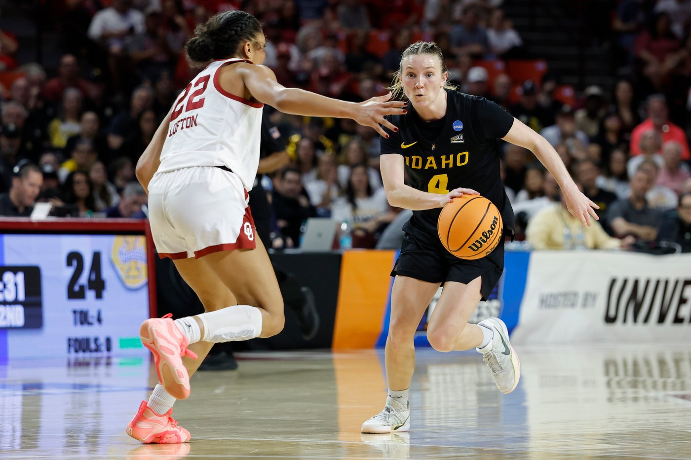 Beers' 18 points, 10 rebounds power No. 4 seed Oklahoma in 89-59 rout of Idaho in March Madness | iNFOnews.ca