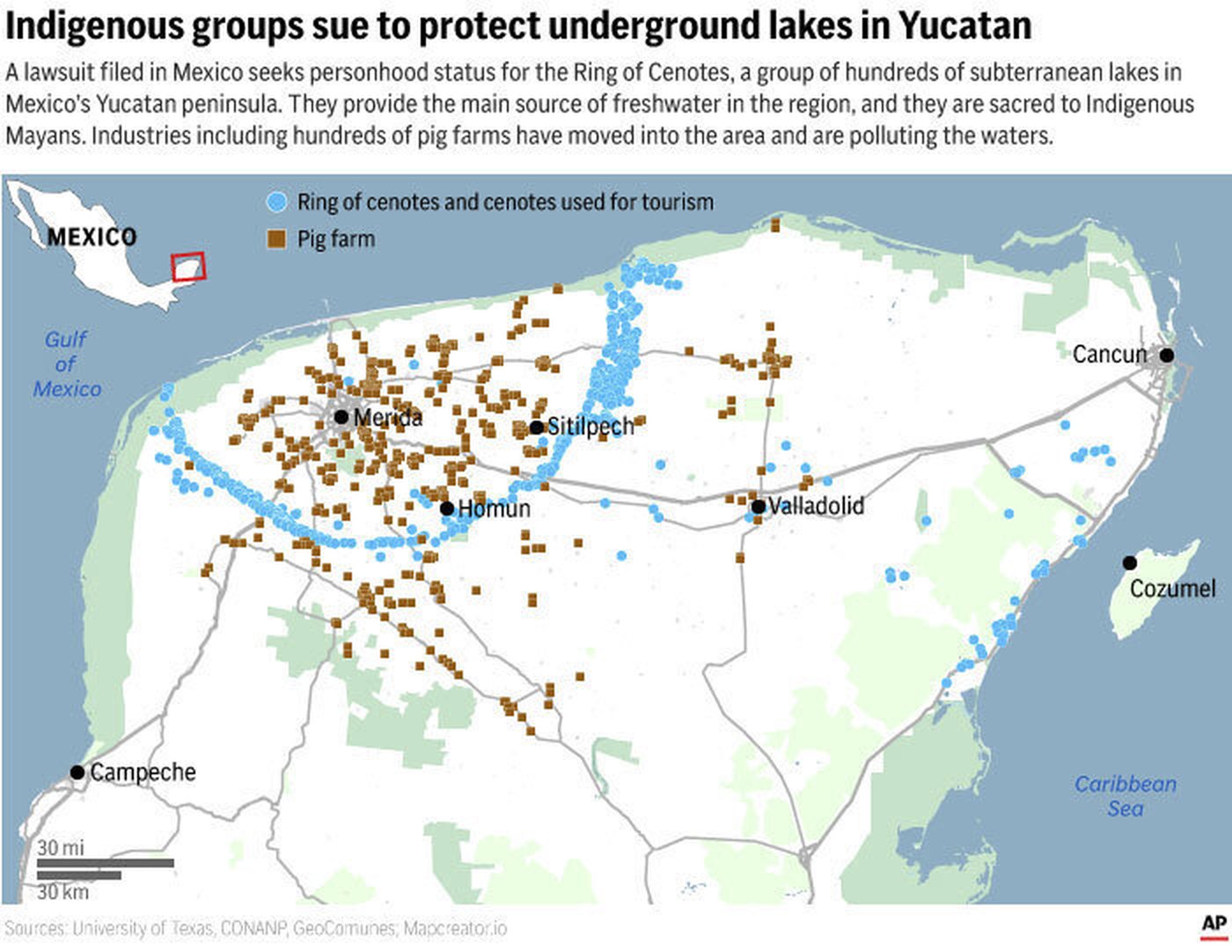 Indigenous Mayans want their sacred cenotes to have personhood status | iNFOnews.ca