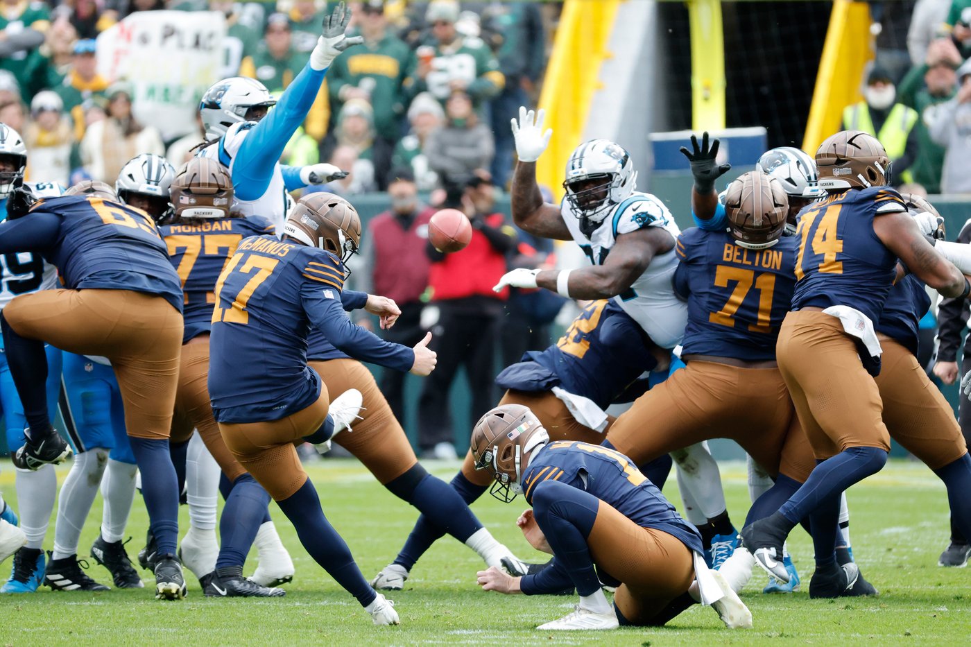 Packers kicker Brandon McManus doubtful for Giants game because of quad injury | iNFOnews.ca