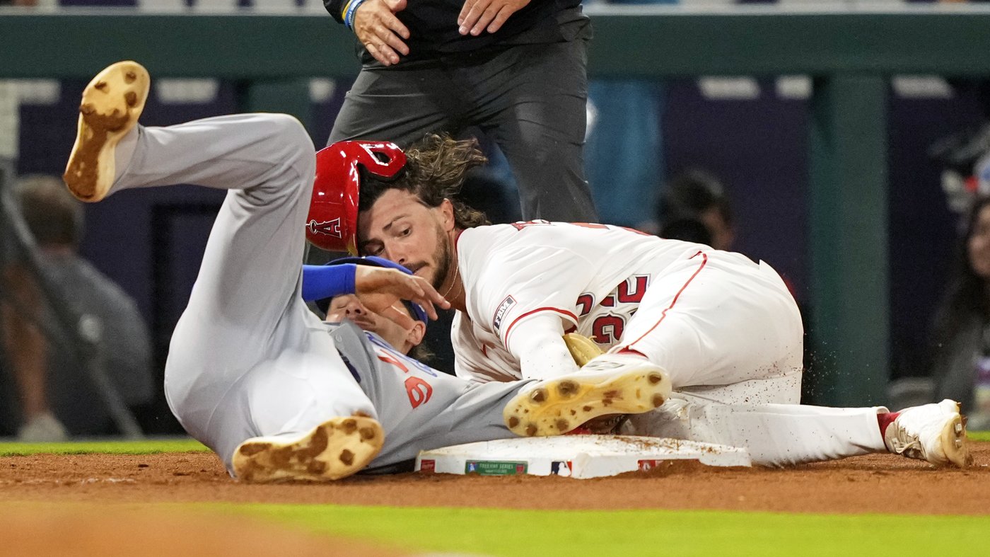 Ohtani pitches into 5th inning and triples, but O'Hoppe spurs Angels past Dodgers 6-5 for sweep | iNFOnews.ca Ohtani pitches into 5th inning and triples, but O'Hoppe spurs Angels past Dodgers 6-5 for sweep | iNFOnews.ca