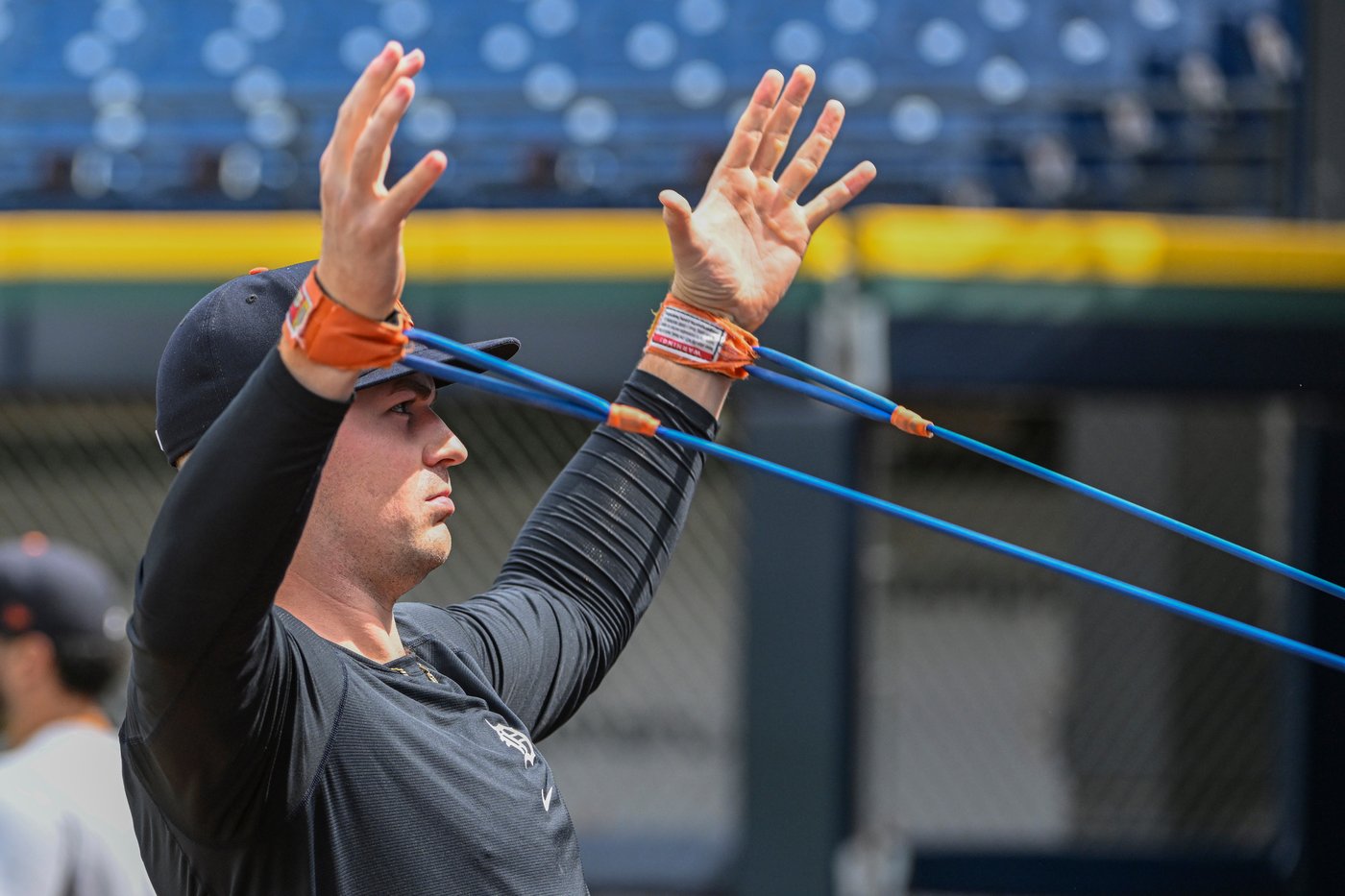 Tigers-Guardians game postponed by rain, delaying Travis Kelce's first pitch | iNFOnews.ca