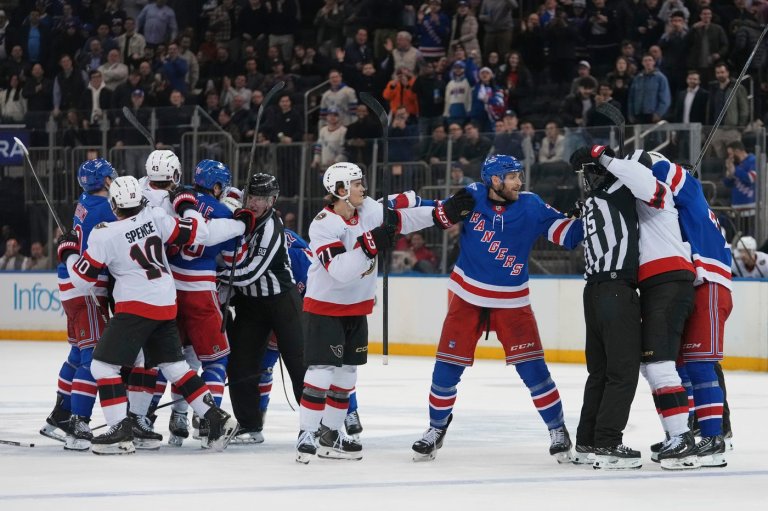 Tkachuk scores 200th goal as Senators hand Rangers 5th straight loss | iNFOnews.ca