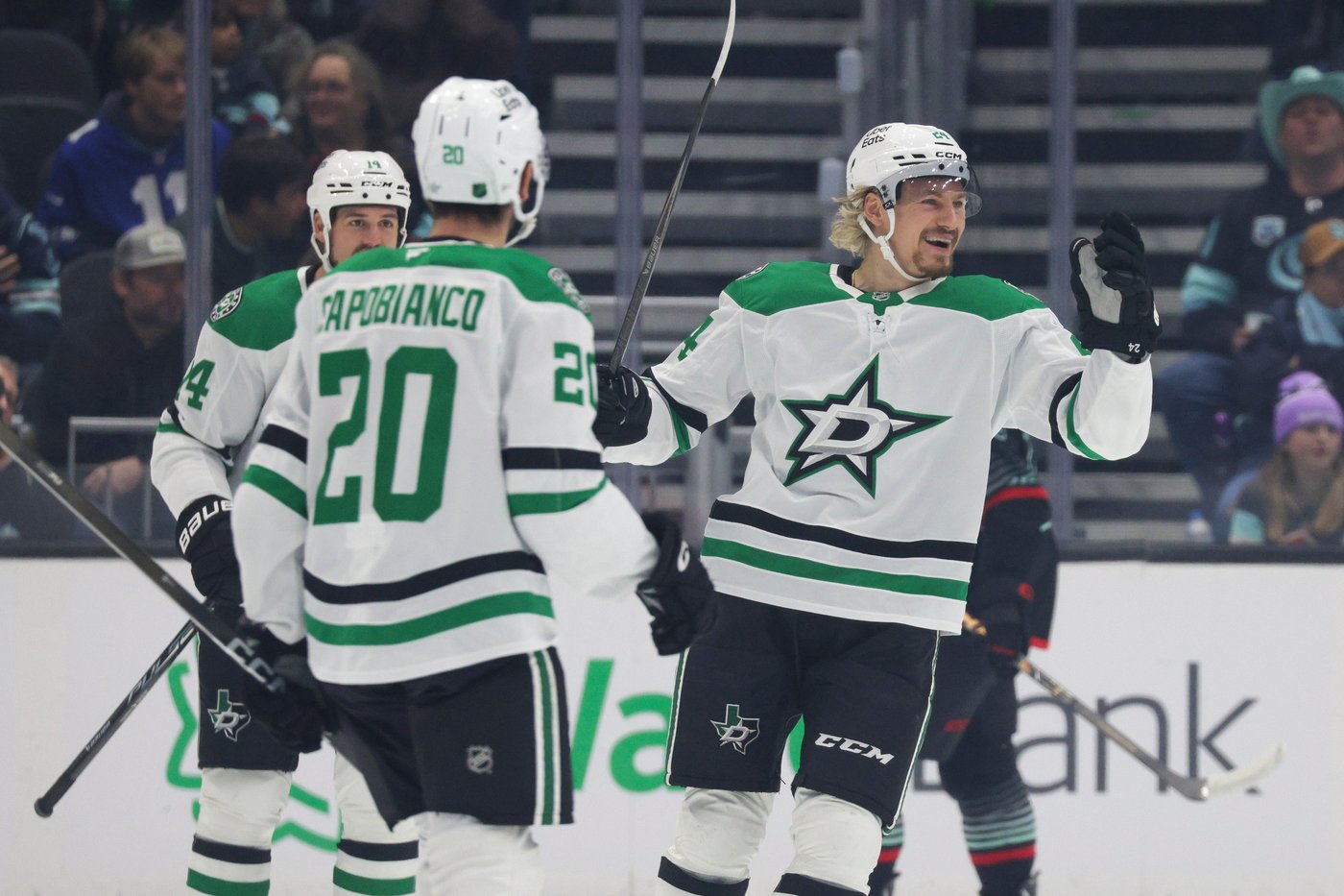 Kolyachonok breaks late tie with 1st goal of season, Stars beat Kraken 3-2 | iNFOnews.ca