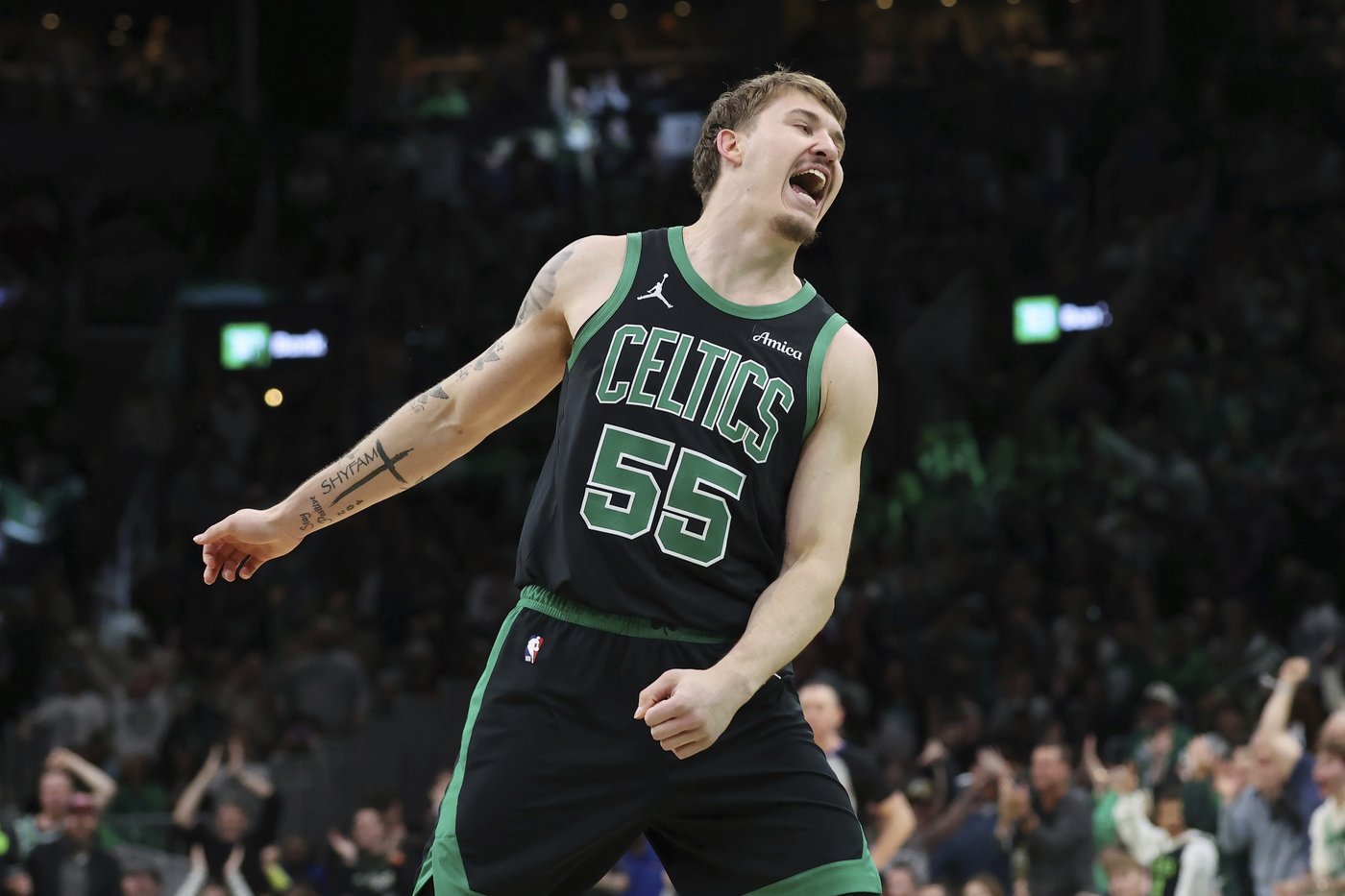 Rookie Baylor Scheierman delivers career night for Celtics in win over Nets | iNFOnews.ca