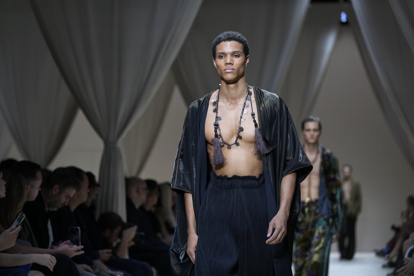 Armani's global aesthetic shines in bohemian Emporio Armani show, though designer misses Milan bow | iNFOnews.ca