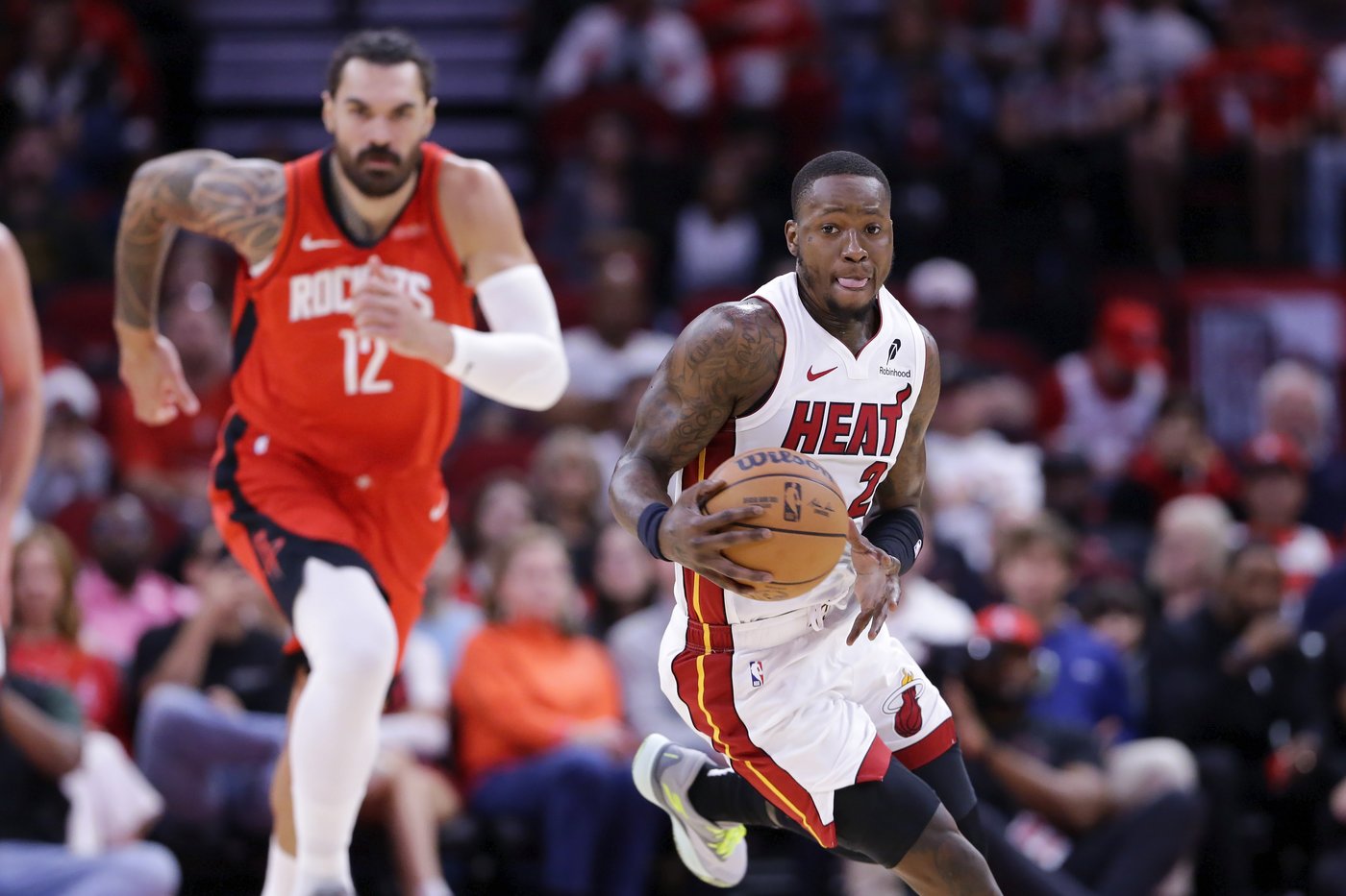 Herro leads Heat over Rockets in game marred by fight and ejections in final minute | iNFOnews.ca