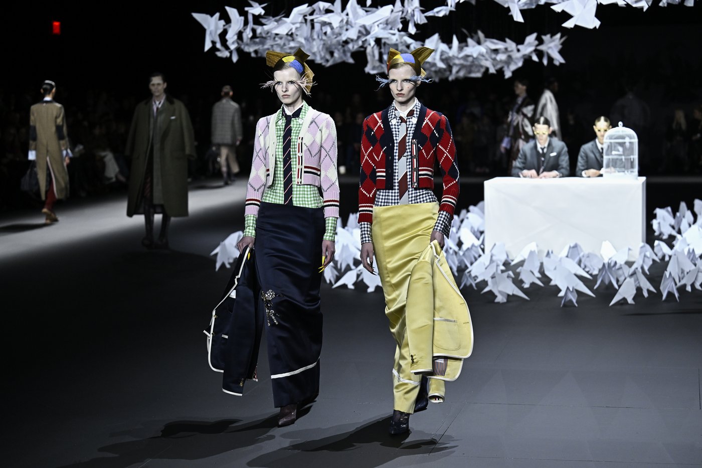 Designer Thom Browne builds a world of origami magic for a fantastical bird-themed runway show | iNFOnews.ca