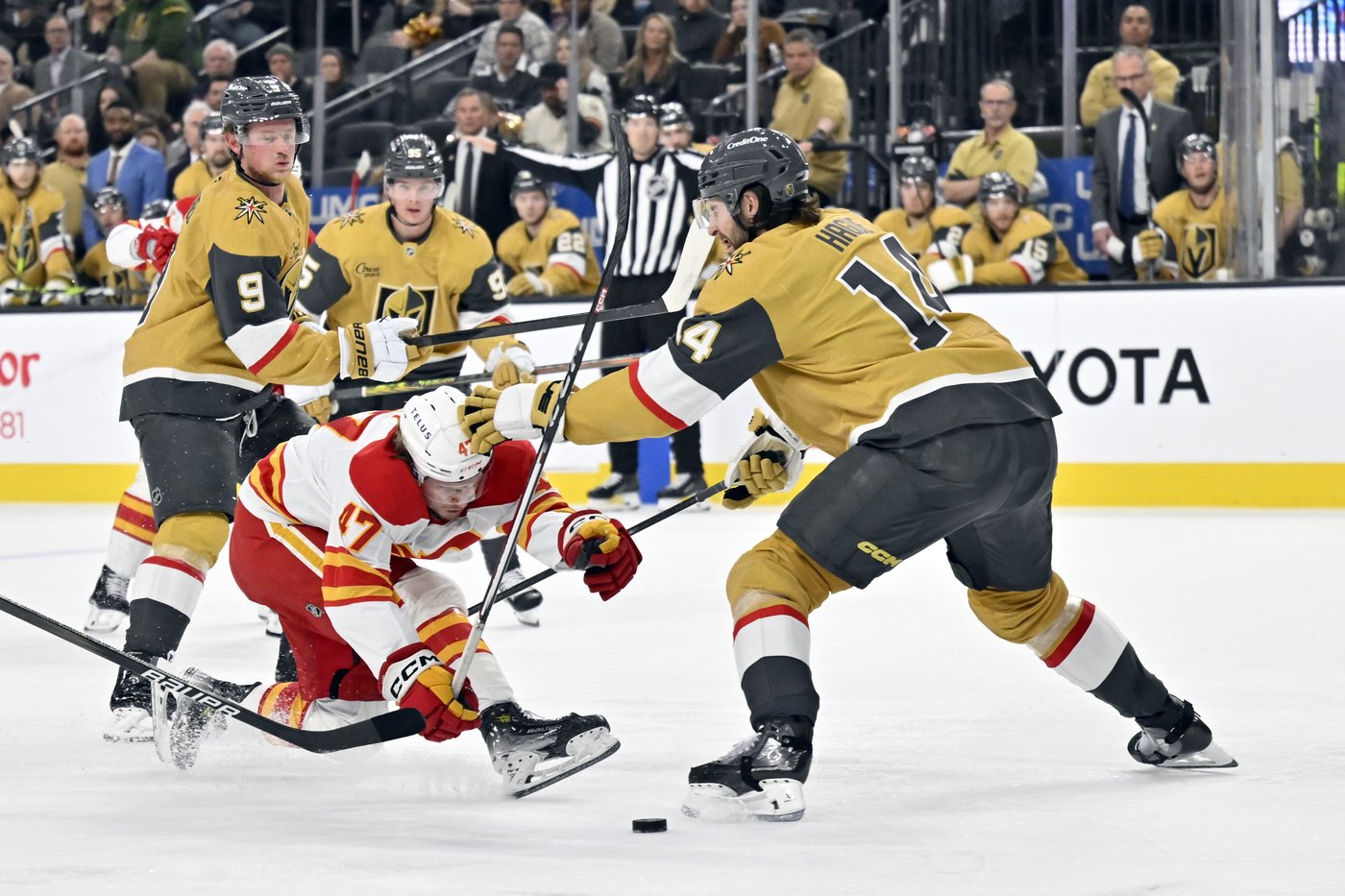 Samsonov stops 31 shots as Golden Knights earn sixth straight win, 3-0 over the Flames | iNFOnews.ca Samsonov stops 31 shots as Golden Knights earn sixth straight win, 3-0 over the Flames | iNFOnews.ca