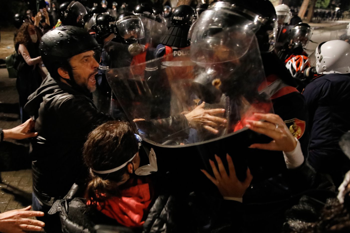 Albanian police clash with anti-government protesters for an 8th day | iNFOnews.ca