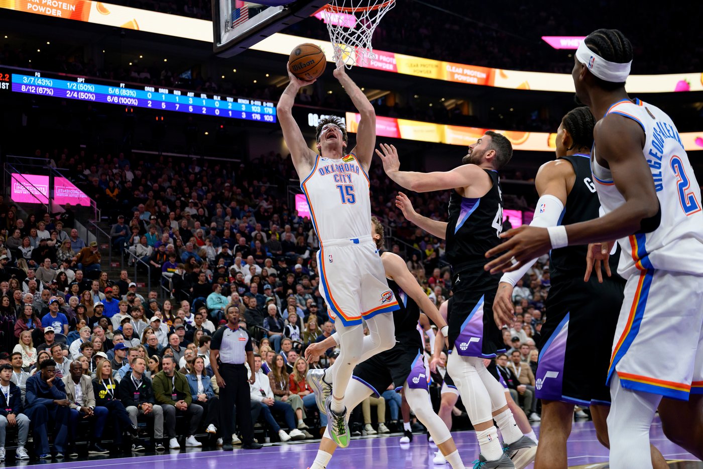 Gilgeous-Alexander scores 31 points, Thunder use big 3rd quarter to race past Jazz 144-112 | iNFOnews.ca Gilgeous-Alexander scores 31 points, Thunder use big 3rd quarter to race past Jazz 144-112 | iNFOnews.ca