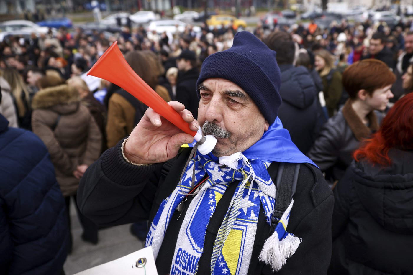 Bosnian students rally for justice, drawing inspiration from anti-graft struggle in Serbia | iNFOnews.ca