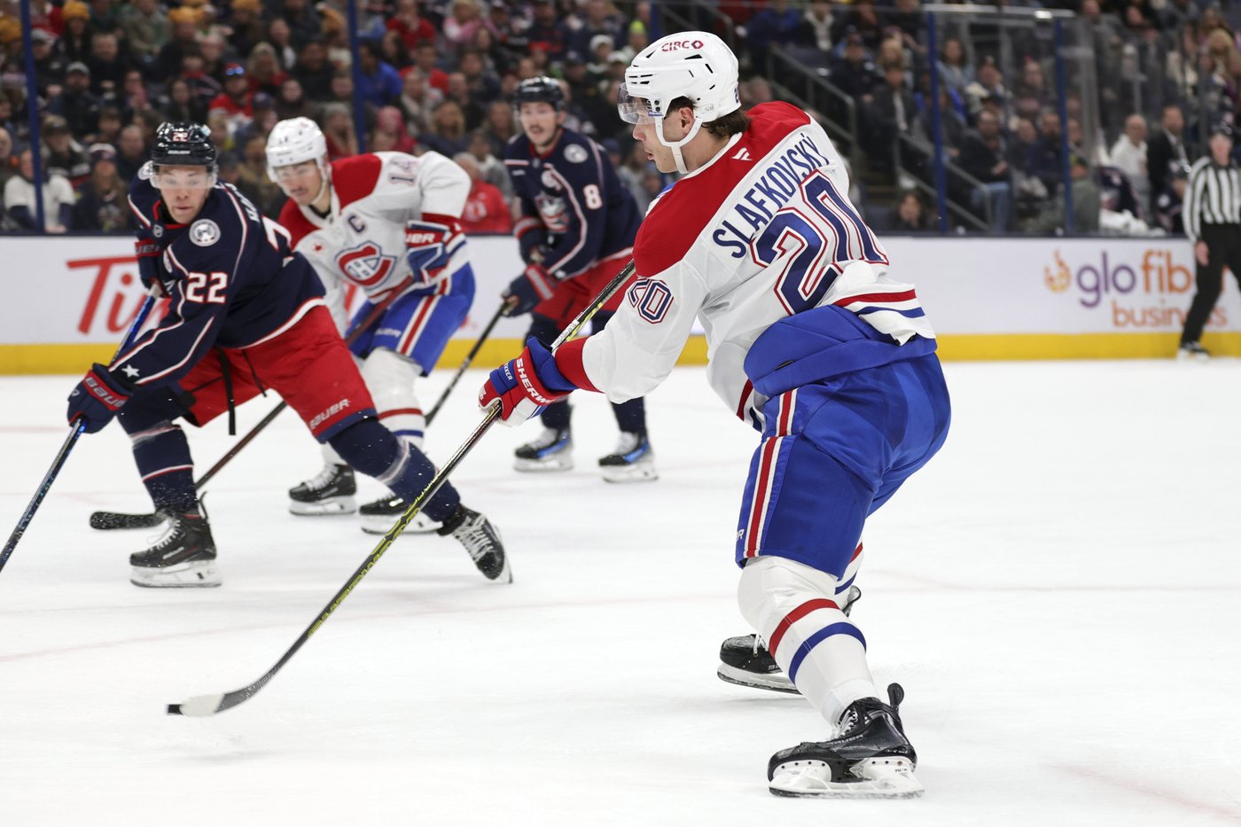 Suzuki scores in OT to give the Canadiens a 4-3 victory over the Blue Jackets | iNFOnews.ca