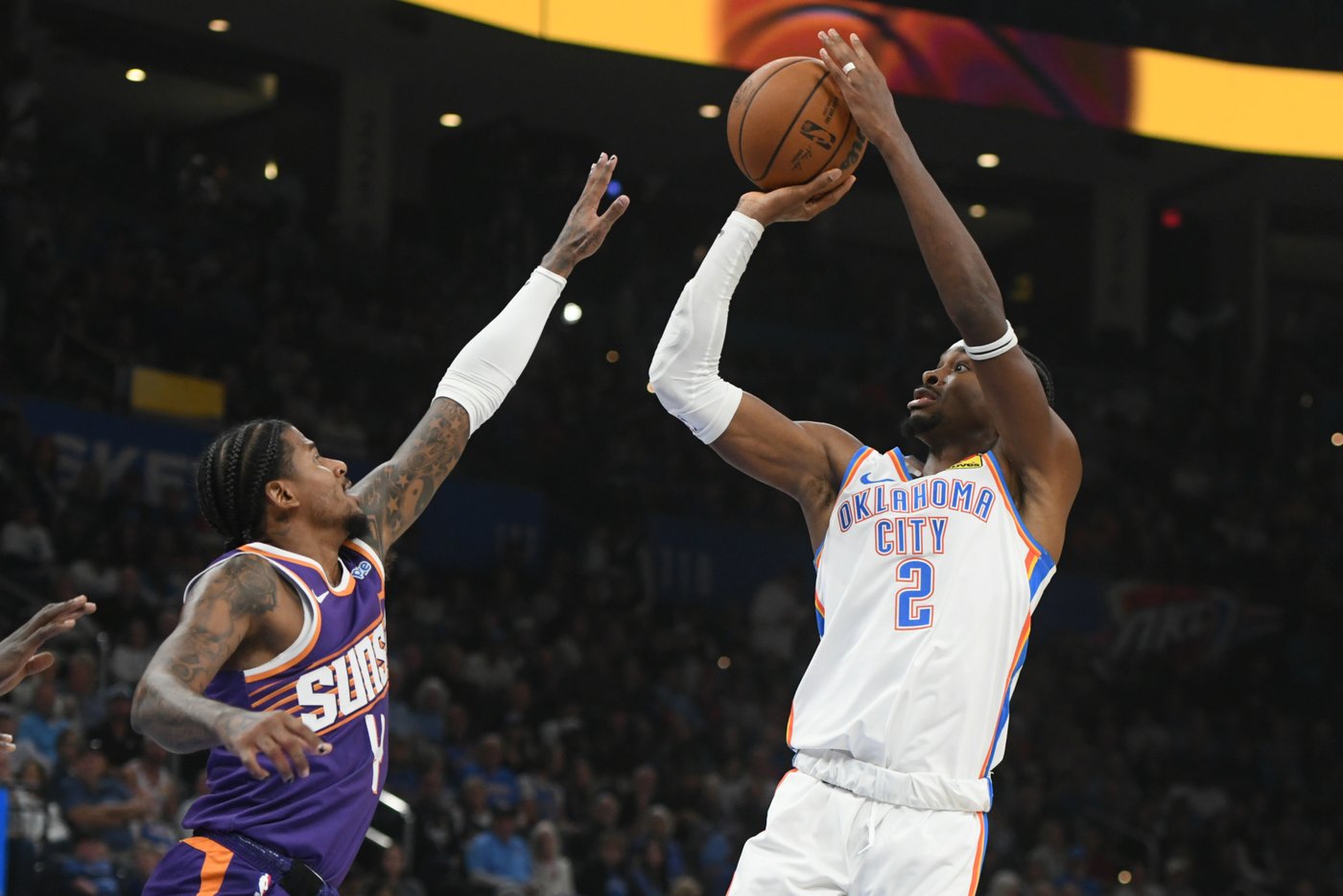 Ajay Mitchell, Shai Gilgeous-Alexander lead injury-riddled Thunder past Suns 125-114 | iNFOnews.ca