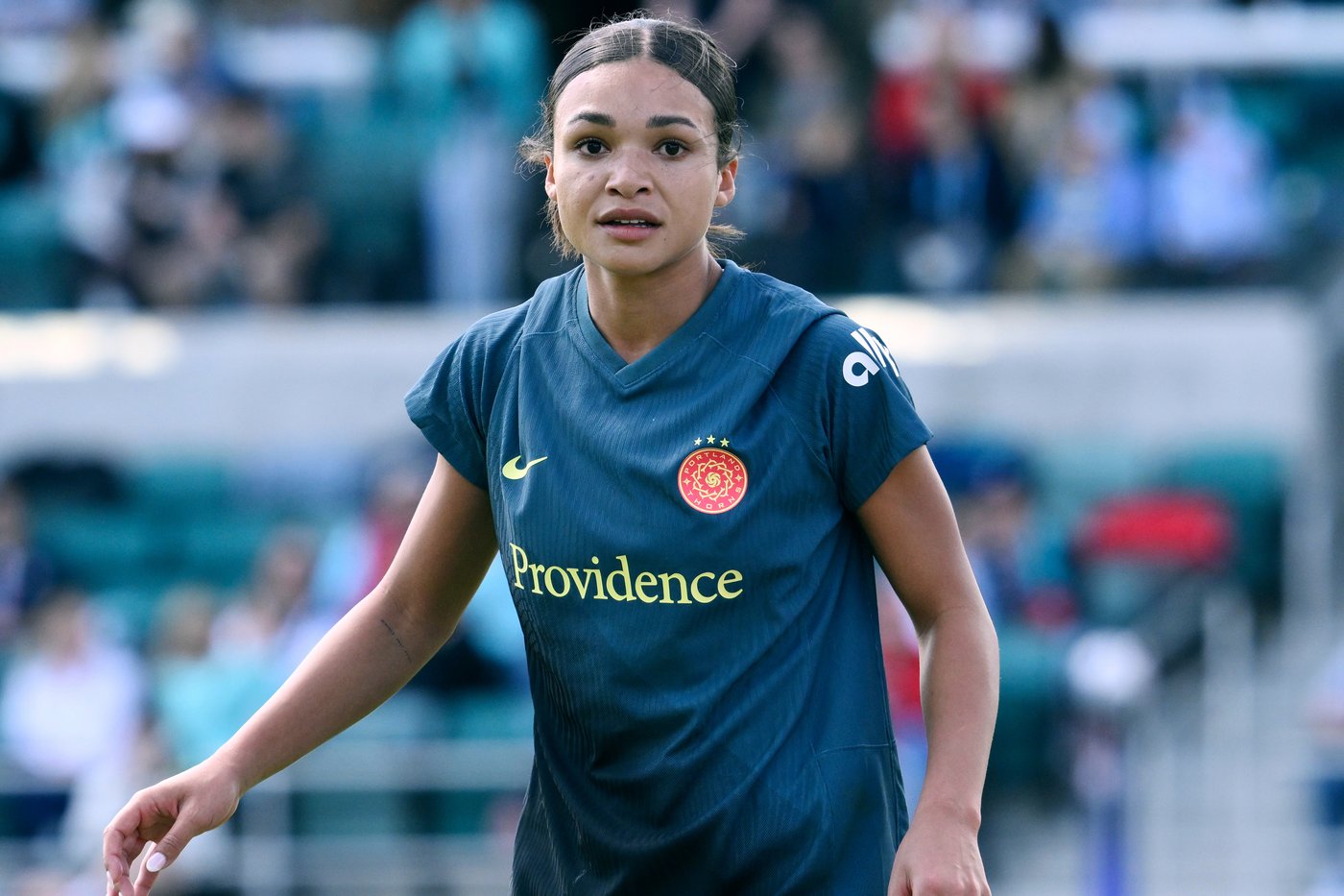 Smith plays for the Portland Thorns after missing last season for the birth of her daughter | iNFOnews.ca Smith plays for the Portland Thorns after missing last season for the birth of her daughter | iNFOnews.ca