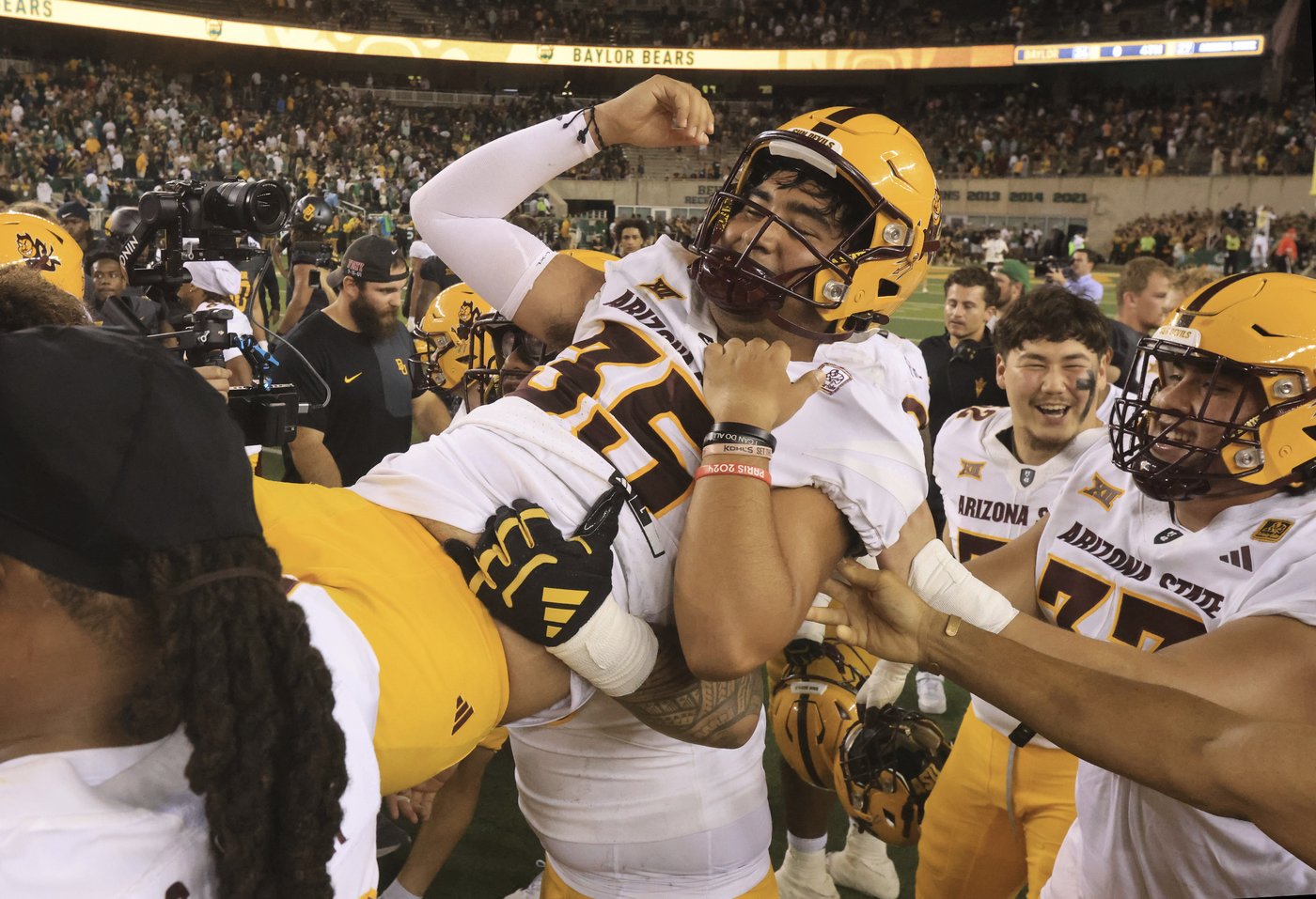 Defending Big 12 champion Arizona State wins league opener 27-24 at Baylor on game-ending Gomez FG | iNFOnews.ca