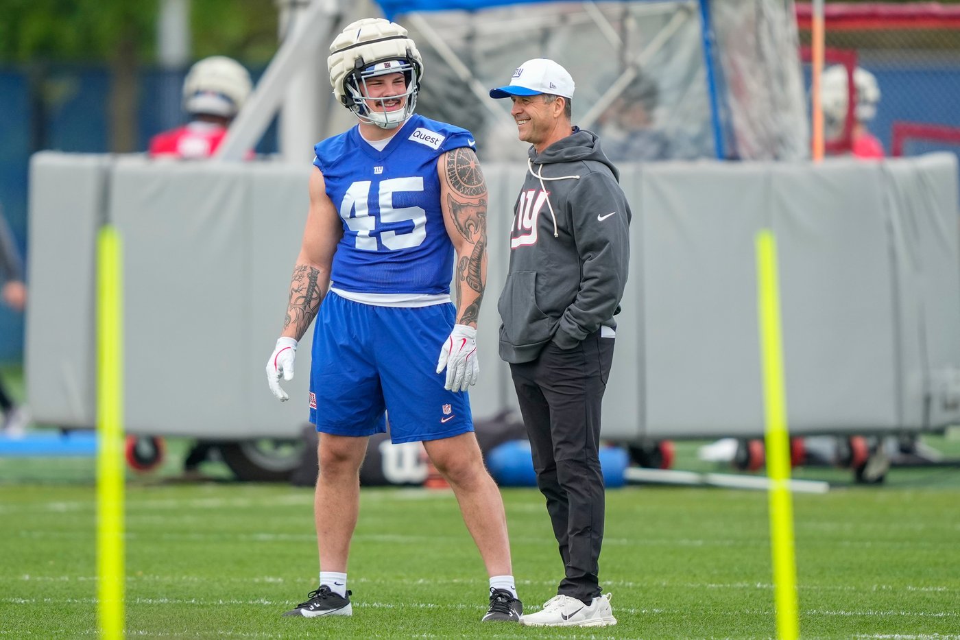 John Harbaugh considers his first Giants rookie minicamp a rehearsal more than a competition | iNFOnews.ca John Harbaugh considers his first Giants rookie minicamp a rehearsal more than a competition | iNFOnews.ca