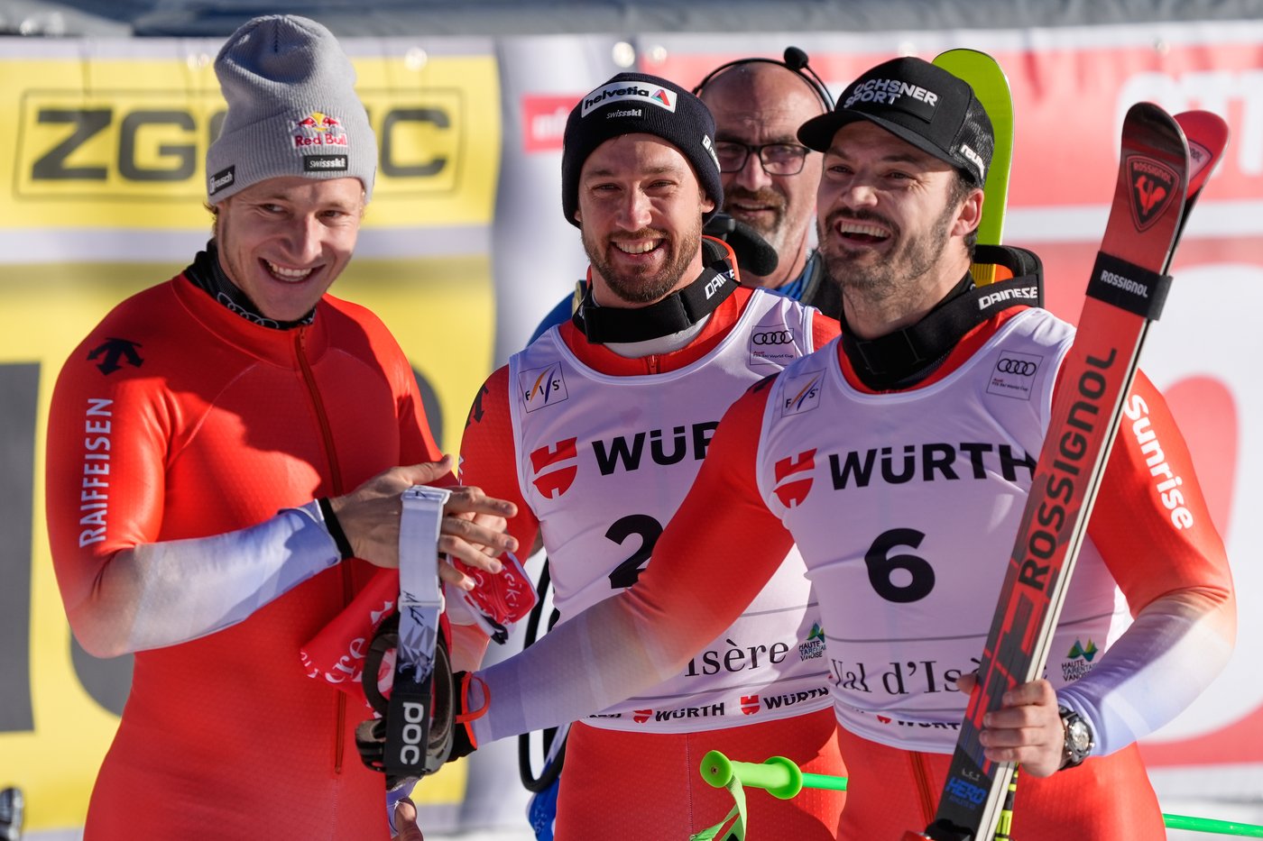 Loic Meillard leads Swiss podium sweep at World Cup giant slalom in Val d'Isere | iNFOnews.ca Loic Meillard leads Swiss podium sweep at World Cup giant slalom in Val d'Isere | iNFOnews.ca
